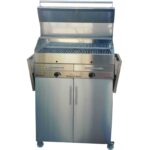 Ψησταριά Υγραερίου EXIVOS OMEGA BBQ i με βάση και ράφια – Inox