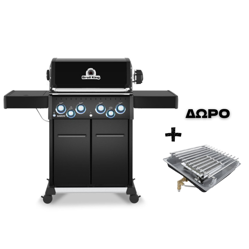 Ψησταριά υγραερίου BBQ Broil King Baron 490 SHADOW 8752-83SDW