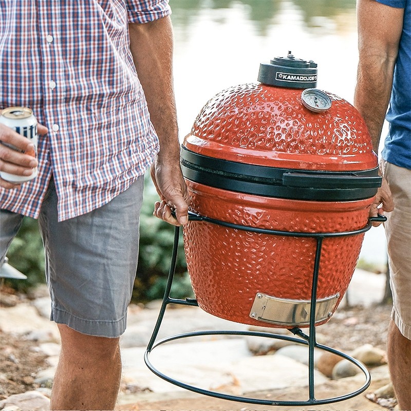 Κεραμική Φορητή Ψησταριά Κάρβουνου Kamado Joe Jr - KJ13RH - Image 6