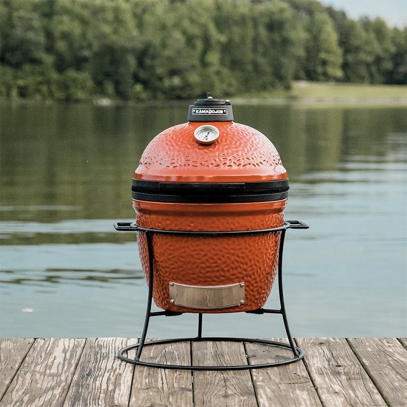 Κεραμική Φορητή Ψησταριά Κάρβουνου Kamado Joe Jr - KJ13RH - Image 5