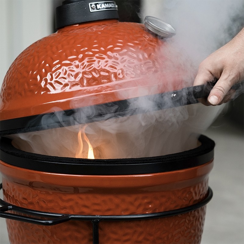 Κεραμική Φορητή Ψησταριά Κάρβουνου Kamado Joe Jr - KJ13RH - Image 9