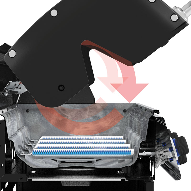 Ψησταριά υγραερίου BBQ Broil King Baron 590 Shadow 8762-83SDW - Image 6