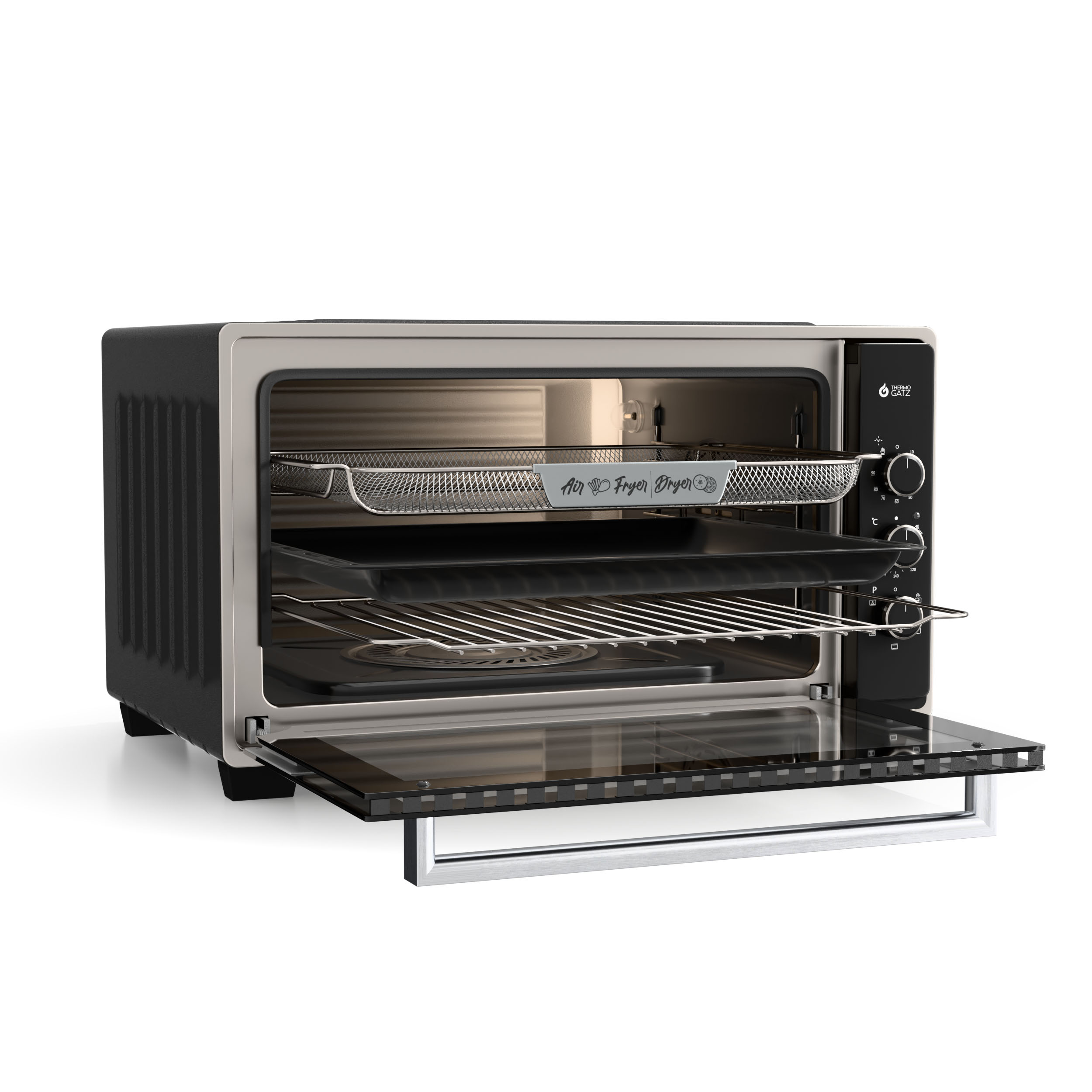 Επιτραπέζιος Ηλεκτρικός Φούρνος TGS MULTI 1255 BL 50L - Image 12