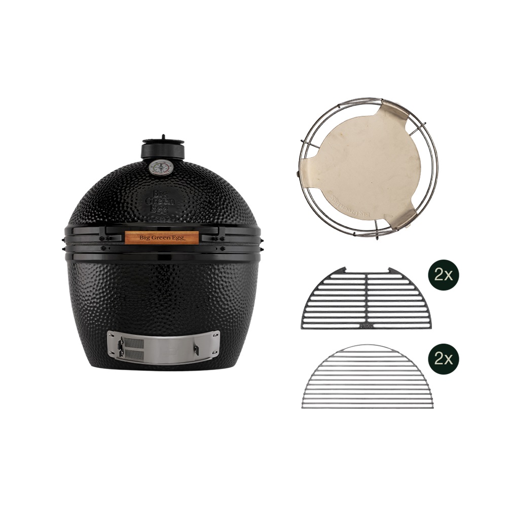 Ψησταριά Κάρβουνου BIG GREEN EGG The Onyx Xlarge Start Collection Combo