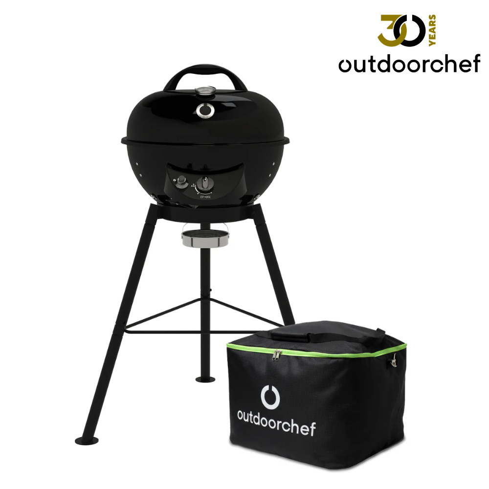 Ψησταριά υγραερίου BBQ Outdoorchef CITY 420 G SE Black + Camping Bag - Limited edition-18.129.01
